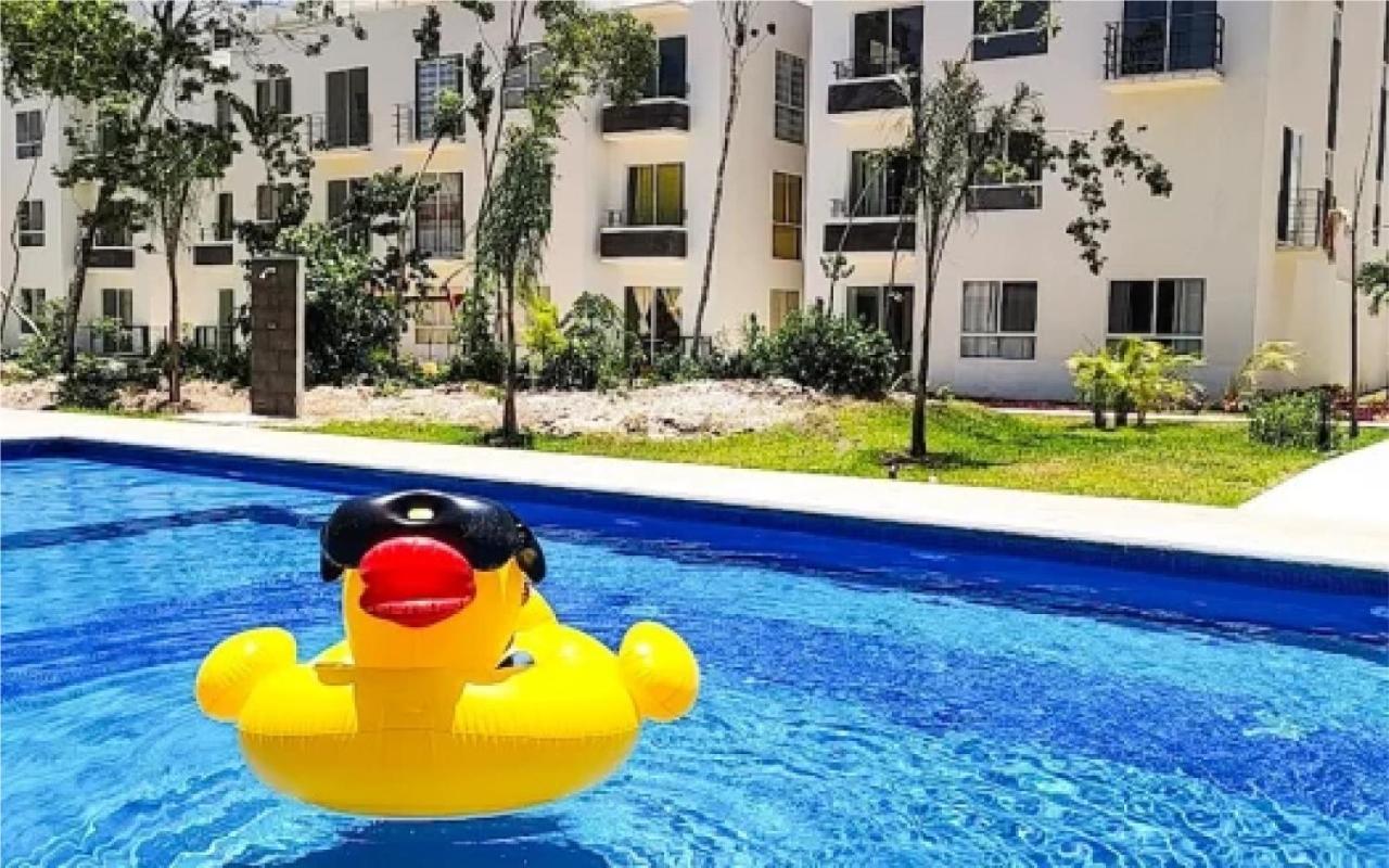 Апартаменти Caribe Turquesa, Departamento Completo, Плайя-дель-Кармен Екстер'єр фото